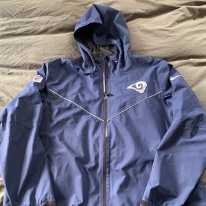 NWOT Storm-Fit Nike/NFL Rams Mens Wind Breaker
